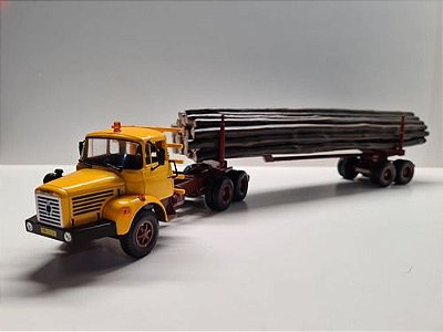 Miniatura Caminhão Articulado Carreta Berliet Tbh280 1:43