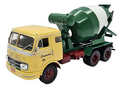 Miniatura Caminhão Mercedes Benz 1520 Betoneira Cimento 1:43