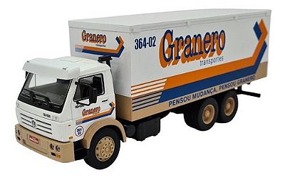Miniatura Caminhão Volkswagen 15-180 Baú Truck Mudança 1:43