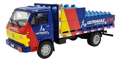 Miniatura Caminhão Volkswagen 8150 Ultragaz Gás Azul 1:43