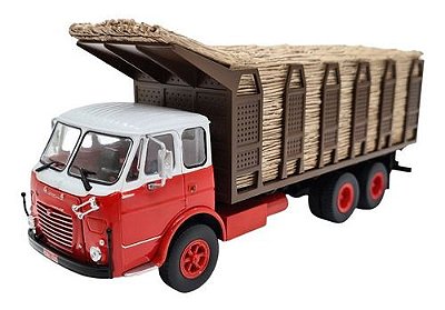 Miniatura Caminhão Fiat Fnm 180 Vermelho Florestal 1:43