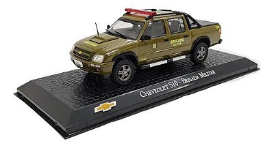 Miniatura Chevrolet S10 Brigada Militar Metal 1:43