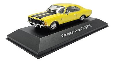 Miniatura Chevrolet Opala Ss 1976 Amarelo Rebaixado 1:43