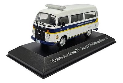 Miniatura Volkswagen Kombi T2 Guarda Civil Sp 1:43