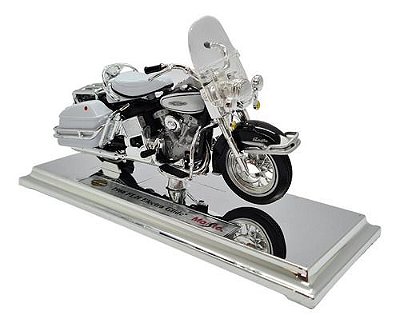 Miniatura Moto Harley Davidson Flh Electra Glide 1966 1:18