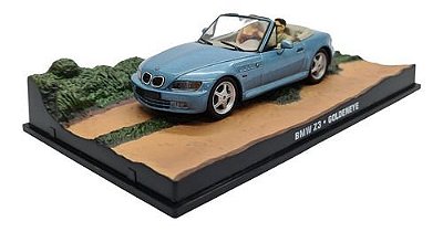 Miniatura Bmw Z3 Goldneye Azul 007 Metal 1:43