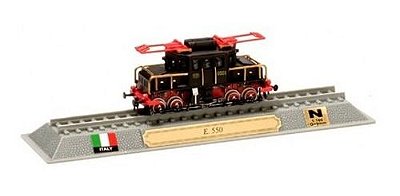 Miniatura Locomotivas Do Mundo Nº 078 E.550 - Italia