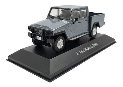 Miniatura Agrale Marruá 2006 Cinza Metal Brasileiros 1:43