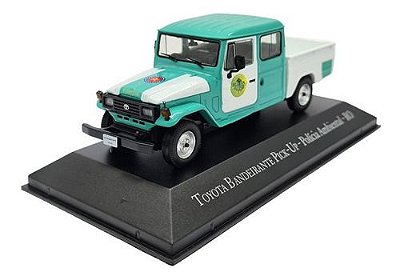 Miniatura Toyota Bandeirante Pick Up Policia Ambiental 1:43