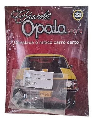 Fascículo Nº 22 Chevrolet Opala Ss Amarelo Metal Salvat 1:8