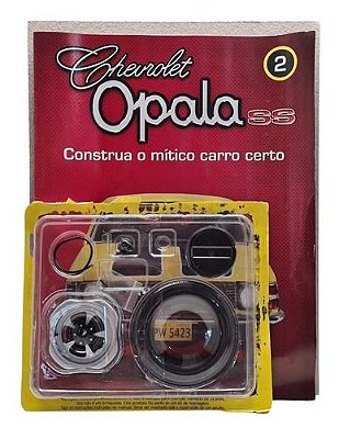 Fascículo Nº 02 Chevrolet Opala Ss Amarelo Metal Salvat 1:8