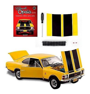 Fascículo Nº 01 Chevrolet Opala Ss Amarelo Metal Salvat 1:8