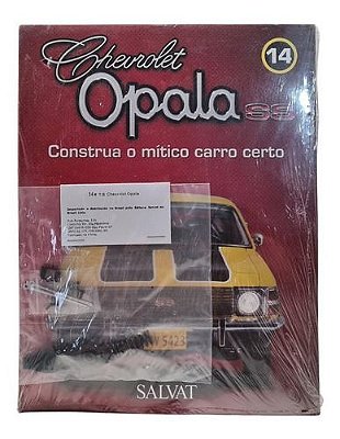 Fascículo Nº 14 Chevrolet Opala Ss Amarelo Metal Salvat 1:8