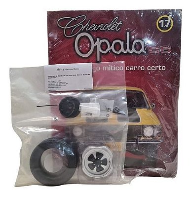 Fascículo Nº 17 Chevrolet Opala Ss Amarelo Metal Salvat 1:8