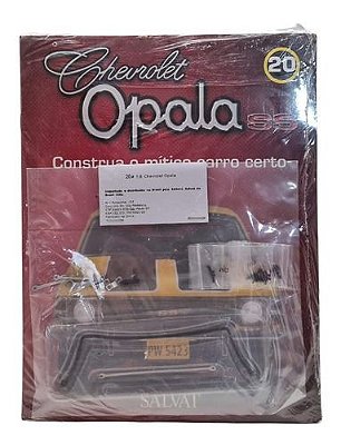 Fascículo Nº 20 Chevrolet Opala Ss Amarelo Metal Salvat 1:8