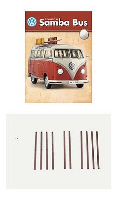 Fascículo Nº 116 Volkswagen Kombi Samba Bus 1:8 Altaya