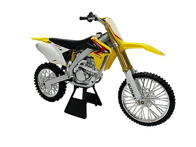 Miniatura Moto Cross Suzuki RMZ450 NewRay Escala 1:6
