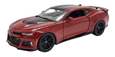 Miniatura Chevrolet Camaro Zl1 Bordô Maisto Metal 1:24
