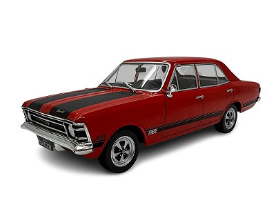 Miniatura Chevrolet Opala SS 4100 1971 Vermelho Metal 1:24