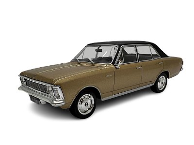 Miniatura Chevrolet Opala 2500 1969 Marrom Metal 1:24