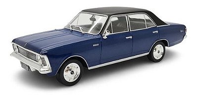 Miniatura Chevrolet Opala 2500 1969 Azul Metal 1:24