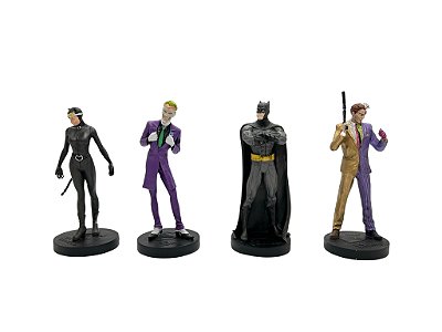 Miniatura Dc Comics Batman Catwoman Joker Two Face 1:16