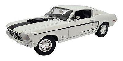 Miniatura Ford Mustang Gt Cobra 1968 Maisto Metal 1:18