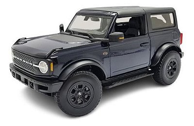 Miniatura Ford Bronco Wildtrak 2021 Azul Maisto Metal 1:18