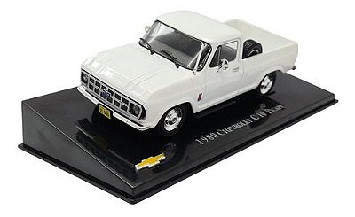 Miniatura Chevrolet C10 1980 Branco Metal Coleção 1:43
