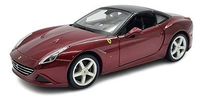 Miniatura Ferrari California T Vinho Metal Burago 1:24
