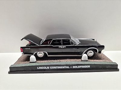 Miniatura Lincoln Continental Preto 007 Goldfinger 1:43