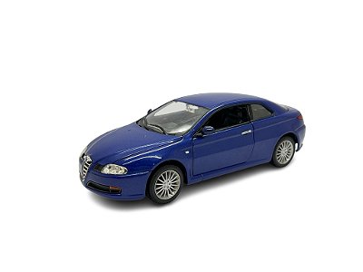Miniatura Alfa Romeo Gt Azul Metal Welly 1:24