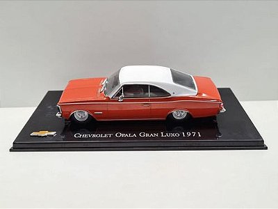 Miniatura Chevrolet Opala Granluxo 1971 Rebaixado Metal 1:43