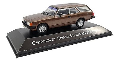 Miniatura Chevrolet Opala Caravan Sl 1988 Marrom 1:43