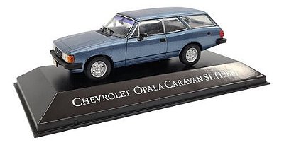 Miniatura Chevrolet Opala Caravan Sl 1988 Azul 1:43