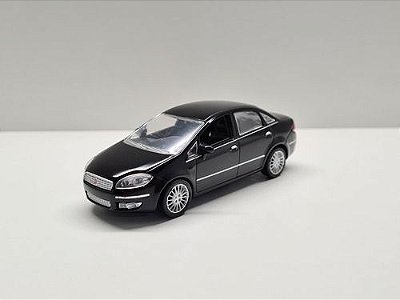 Miniatura Fiat Linea Preto Norev Metal 1:43