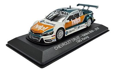 Miniatura Stock Car Chevrolet Cruze Valdeno Brito 2016 1:43