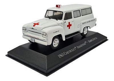 Miniatura Chevrolet Amazonas 1963 Ambulância 1:43