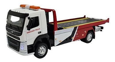 Miniatura Caminhão Volvo Fm Guincho Acende Luz E Som 1:50