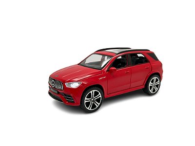Miniatura Mercedes Benz GLE63 S Vermelho Acende Luz/Som 1:32