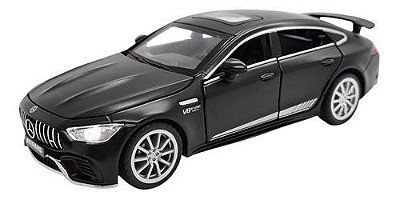 Miniatura Mercedes Benz Gt63 Amg Preto Acende Luz/som 1:32