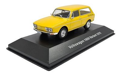 Miniatura Coleção Volkswagen Nº11 Variant 1975 Amarelo 1:43