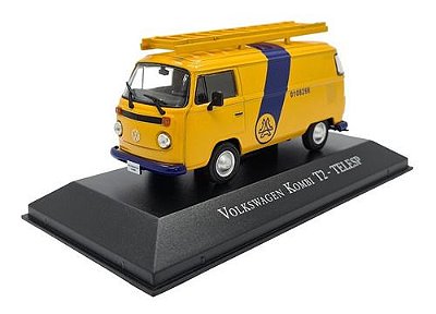 Miniatura Volkswagen Kombi T2 Telesp Serviços Metal 1:43