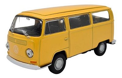 Miniatura Volkswagen Kombi 1972 Classic Amarelo Metal 1:43