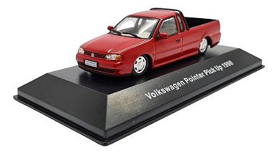 Miniatura Volkswagen Saveiro Bola 98 Vermelho Rebaixado 1:43