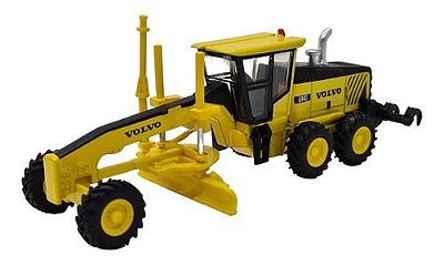 Miniatura Caminhão Trator Niveladora Volvo G940 Metal 1:87
