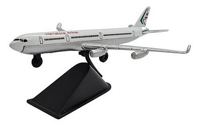 Miniatura Avião International Airlines Airbus Metal