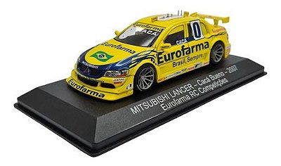 Miniatura Stock Car Mitsubishi Lancer Cacá Bueno 2007 1:43