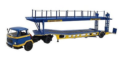 Miniatura Caminhão Unic Mz-36 Tca 60 Cegonha Articulado 1:43