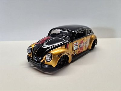 Miniatura Volkswagen Fusca Allstars Rebaixado Metal 1:24